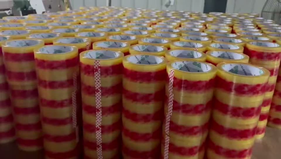 Printed BOPP tape stock ready for dispatch